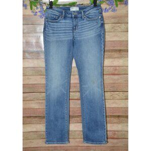 BKE Stella Jeans Women 27x30 27R Blue Light Wash Low Rise Bootcut Straight Leg